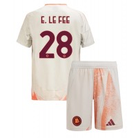 Dječji Nogometni Dres AS Roma Enzo Le Fee #28 Gostujuci 2024-25 Kratak Rukav (+ Kratke hlače)